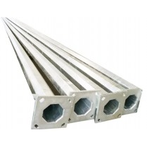 Stalp metalic octogonal pt iluminat stradal cu flansa H=11M Stalp metalic octogonal pt iluminat stradal cu flansa H=11M