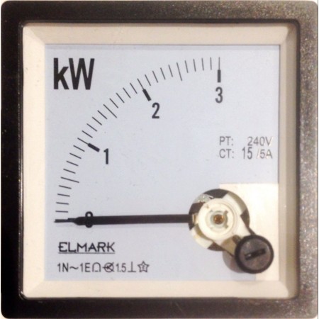 WATT METRU 0-3000W 240V WATT METRU 0-3000W 240V