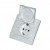 Priza simpla ST cu CP +capac Lohuis 