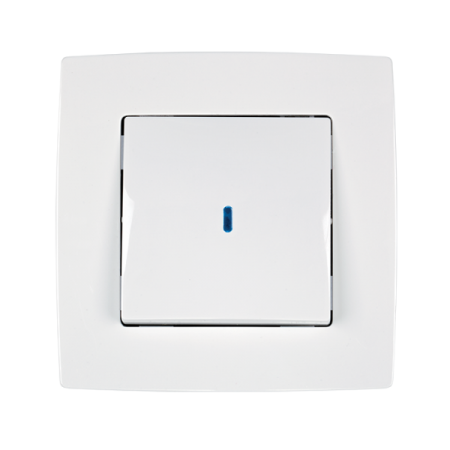 INTRERUPATOR CAP SCARA CU LED ALB ELMARK CITY