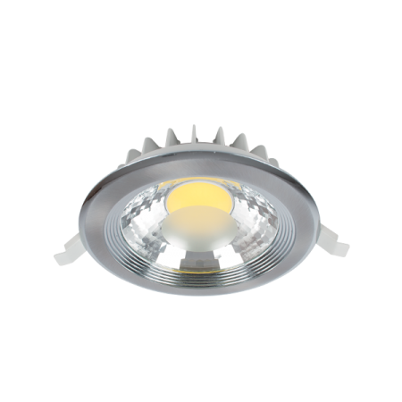 SPOT LED RDLCOB 15W 4000K-4300K 230V SATIN NICHEL