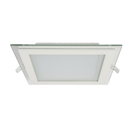LED PANEL DE STICLA PATRAT 18W 2700K-3000K ALB 200MM/200MM LED PANEL DE STICLA PATRAT 18W 2700K-3000K ALB 200MM/200MM