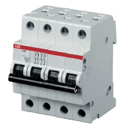 Siguranta automata tetrapolara SH204L-C16 4P 16A ABB Siguranta automata tetrapolara SH204L-C16 4P 16A ABB
