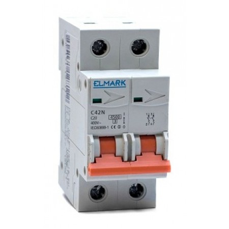 Siguranta automata bipolara 2P/63A curba C Sigma Elmark Siguranta automata bipolara 2P/63A curba C Sigma Elmark